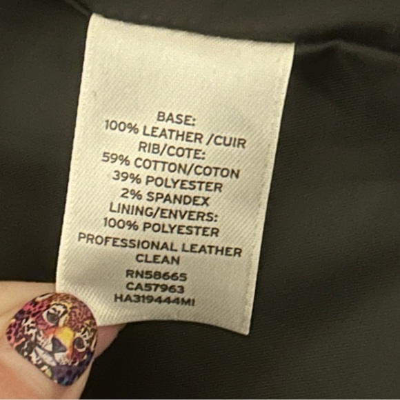 Halogen genuine leather suede black moto jacket size S biker classic minimalist - Picture 7 of 10